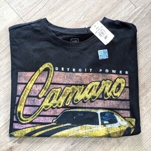 NWT Camaro Graphic T-Shirt Size Medium Black